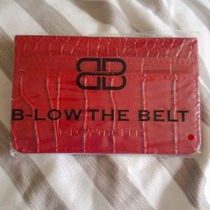 B-low the belt wallet card case/card holder